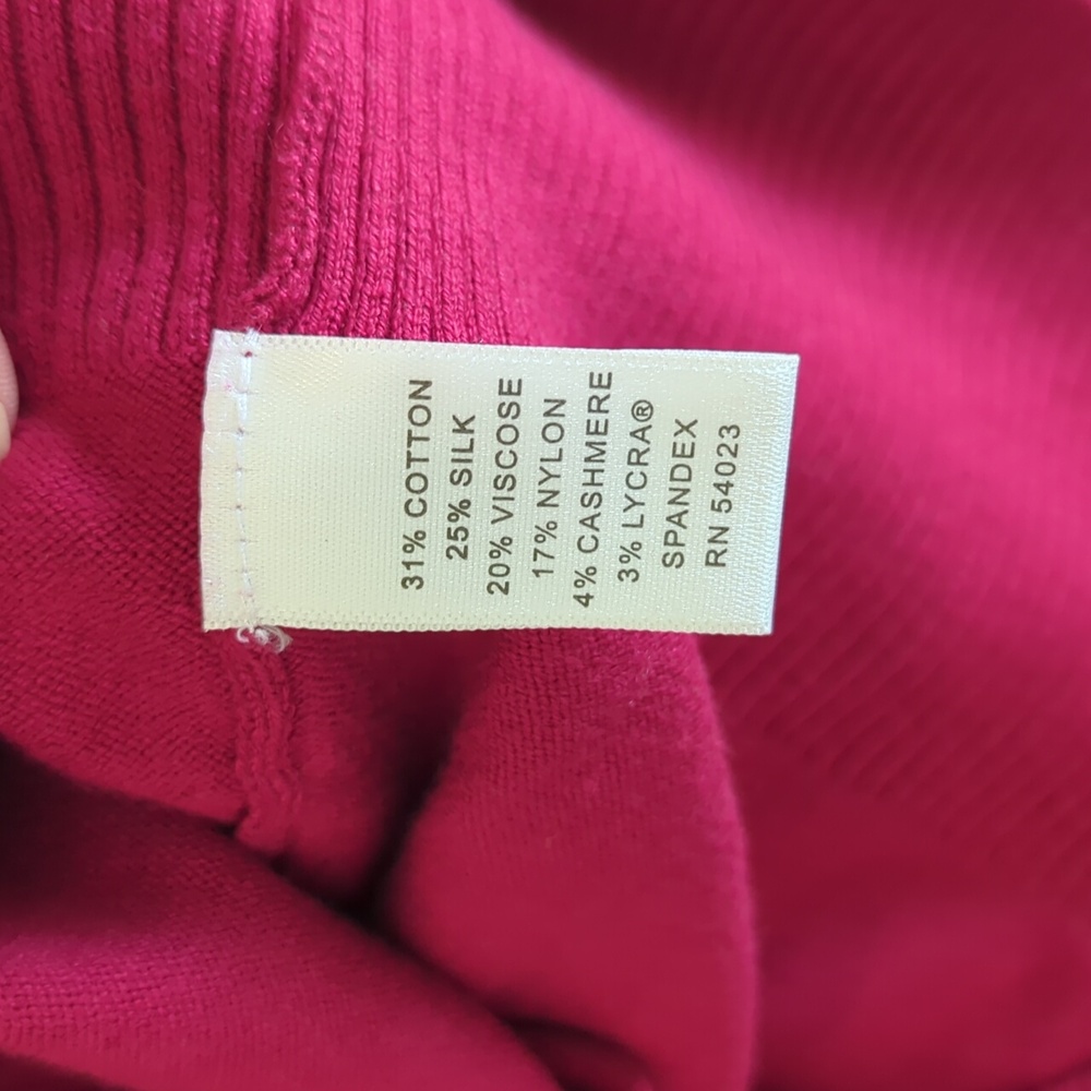 Banana Republic V-Neck Sweater - Deep Red, M/P - Picture 5 of 5